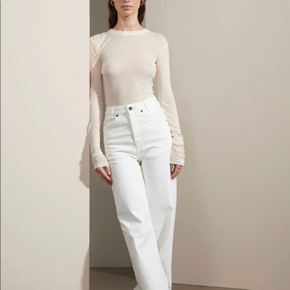 Bite Studio Long sleeve semi-sheer top - Picture 1 of 12